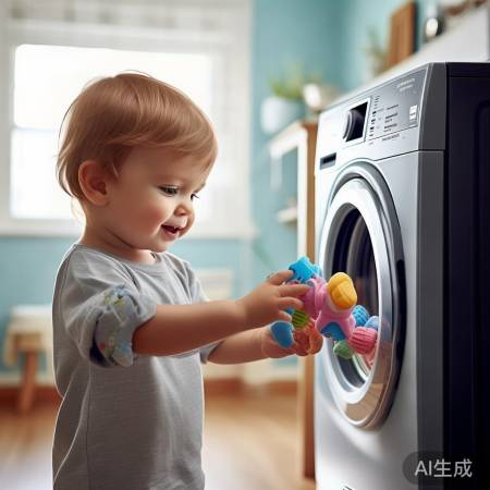 惠而浦儿童洗衣机,除菌洗亮点解