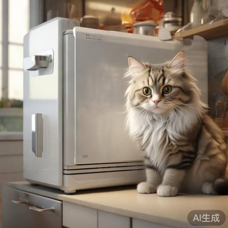 猫咪携带细菌,消毒柜保家人健康