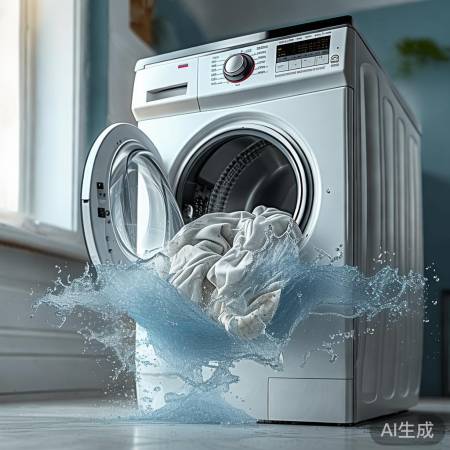 洗衣机不平衡,抖动跳漂洗