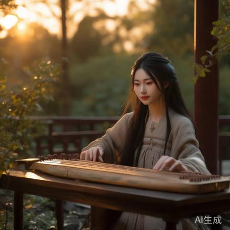 紫薇弹琴，动人回忆。