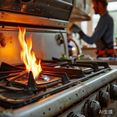 燃气灶故障需专业维修