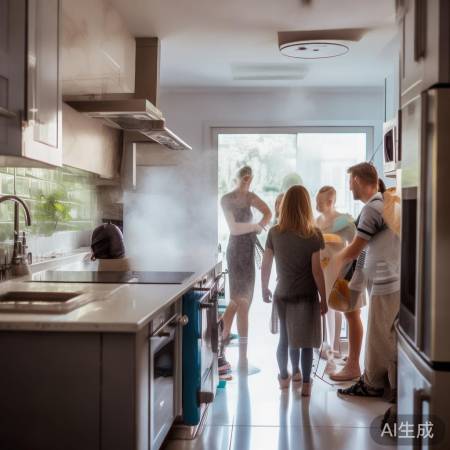 “春暖油烟机,防火卫生先”