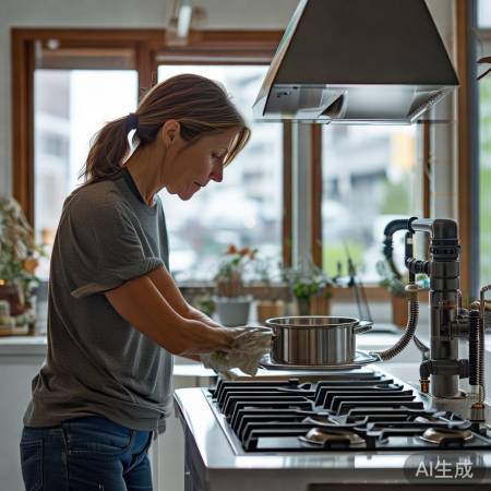 “油烟机保养:清洁管道保安全”