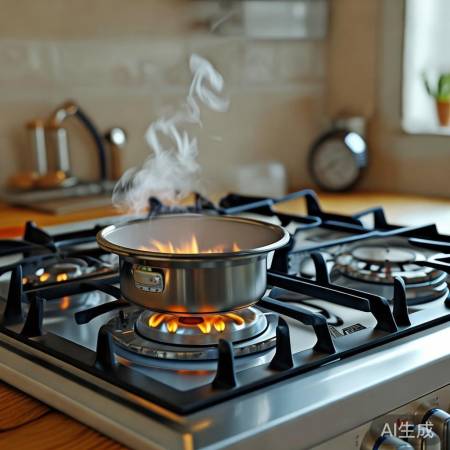 燃气灶噪音大,检查压力与支架稳