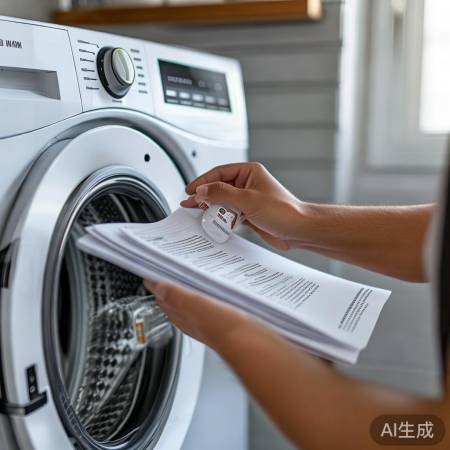 按比例加清洁剂,洗衣机洗涤。