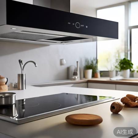 智能油烟机，操作简便，清洗易。