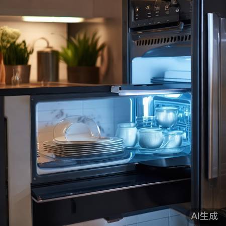 美大集成灶消毒柜，冬季厨房健康