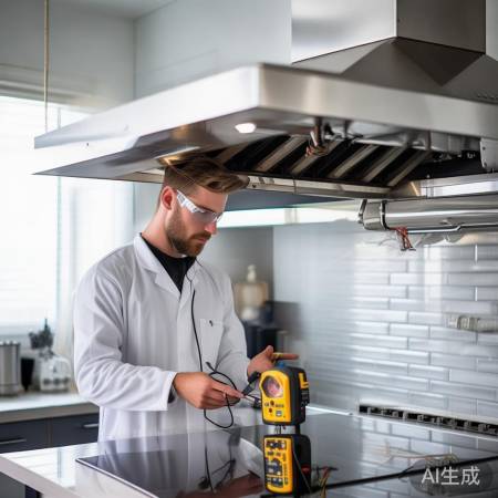 电路检查,安全启动油烟机