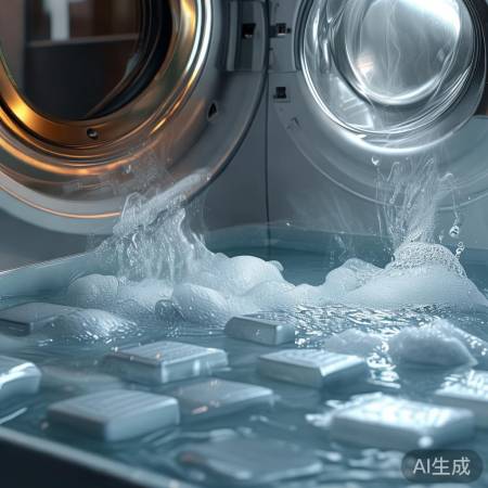 瓷砖清洗漂洗过程