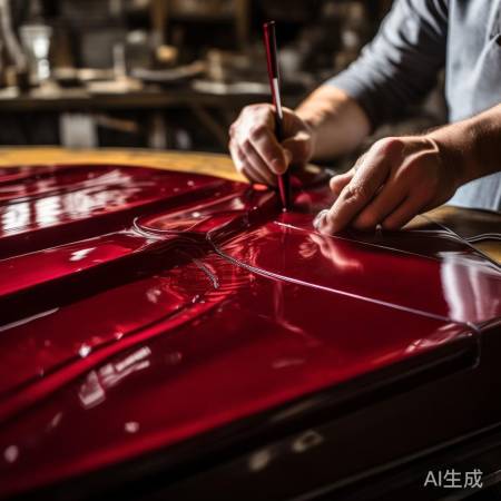 涂装完成，菱形红酒柜大功告成！