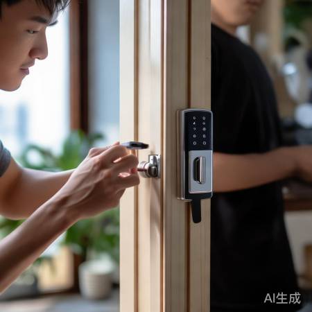 智能锁锁轴安装,安全便捷新亮点