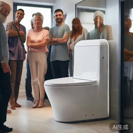 智能马桶节省空间,安装方便。