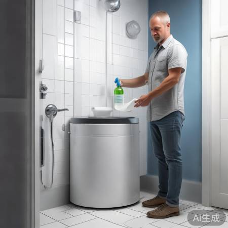 断电前，加消毒剂防异味。