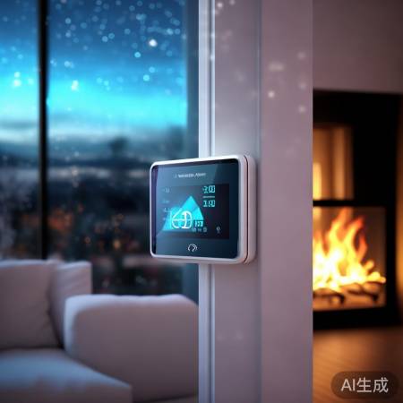 智能温控开关,节能静音,舒适家