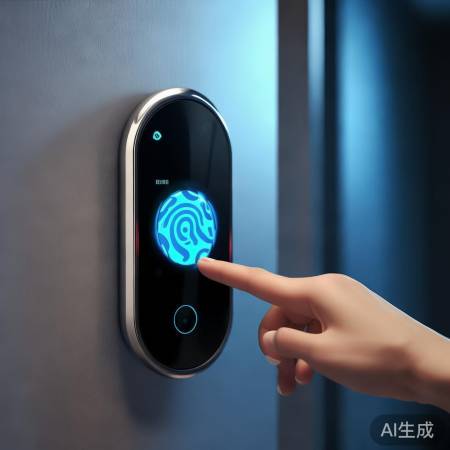 指纹锁重置,图标指纹/齿轮。