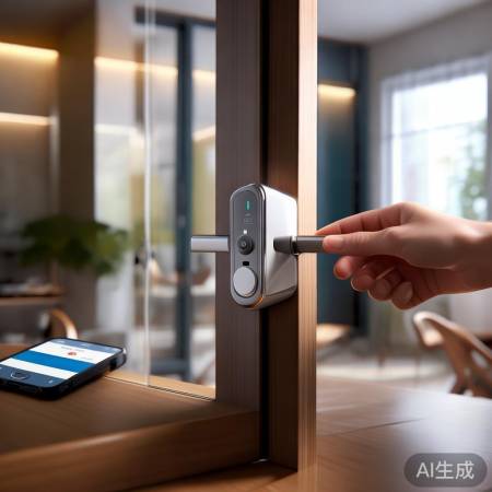 贝克指纹锁报警及时,APP同步