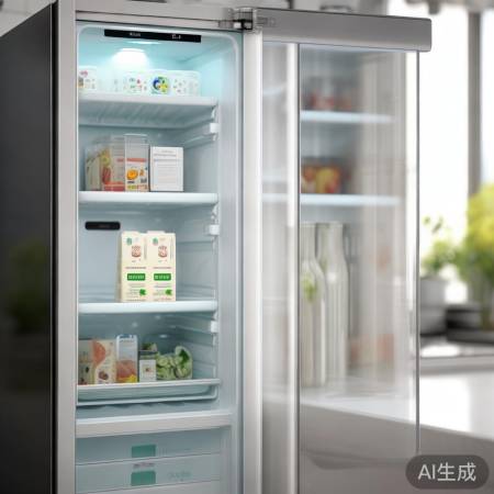 还原奶冰箱储存，温度4度防串味