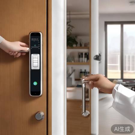 智能锁安装易，操作手册详。