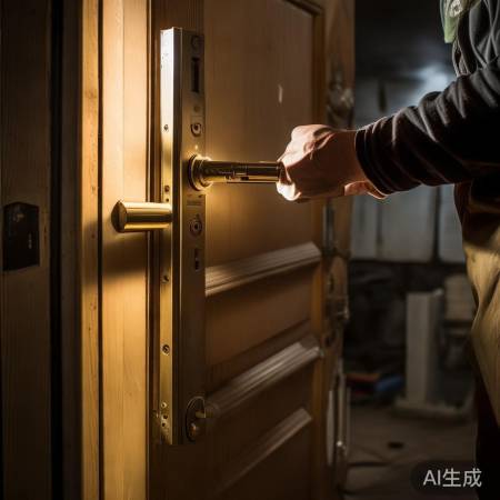 锁体更换后，检查安装牢固性。