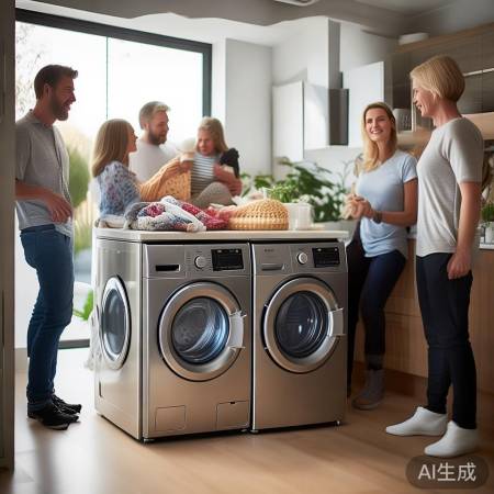 洗衣机选容量适中，噪音低，售后