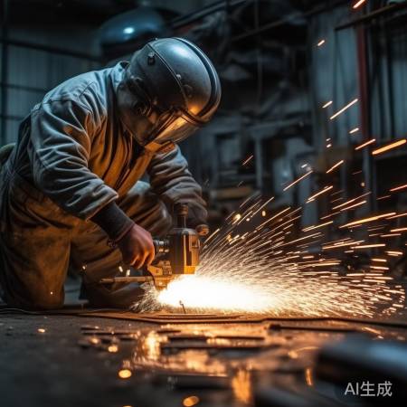 切割防盗门火花揭秘