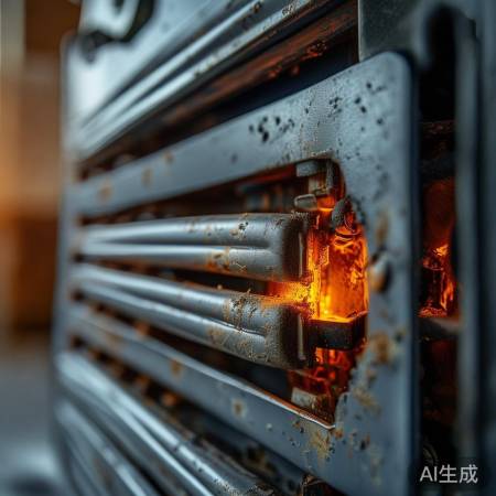 壁挂炉加热元件老化，效率降低。