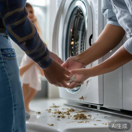 洗衣机定期清洁,寿命延长噪音低