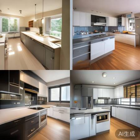 服务商案例库丰富，厨房改造案例