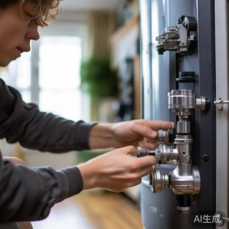 关闭阀门,防壁挂炉积水