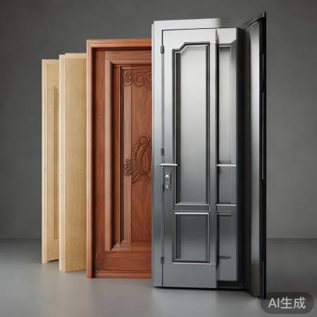 材质多样,钢制门坚,黑门套雅。