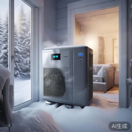 “寒冷天气，热泵效率受限，辅助