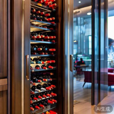 呼和浩特红酒柜定制，家居风格，