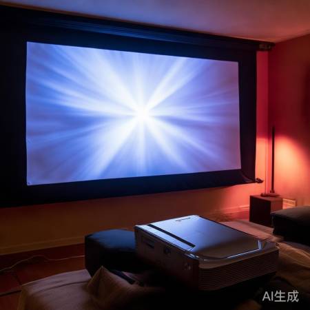 室内投影，选透光幕布，2米宽够