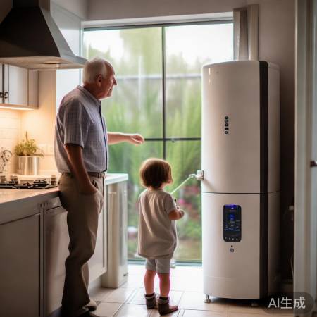 热水温度控,老人小孩慎,看管防