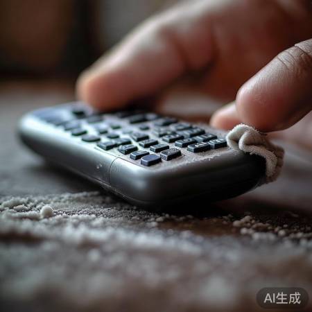清洁遥控器按键，提高灵敏度。