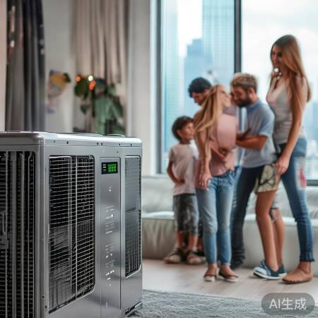 中央空调水暖功率约每平120-