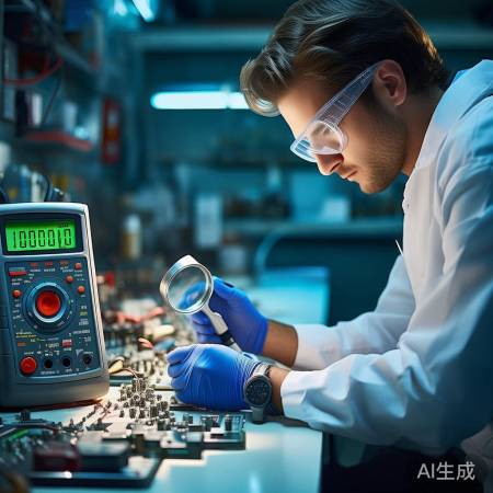 焊接后检测二极管连接