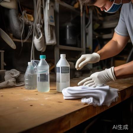 “塑料瓶、白醋、手套口罩,除垢