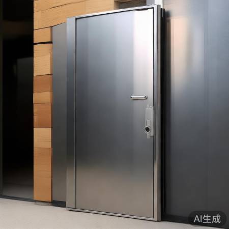 不锈钢门框，坚固耐用耐腐蚀。