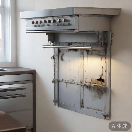 集成灶挂墙，承重要求高，清洗不