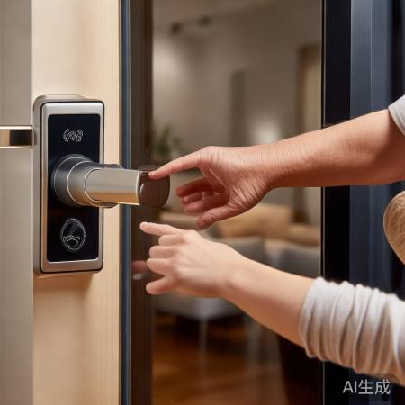 指纹锁安装后，录入多指纹，设管