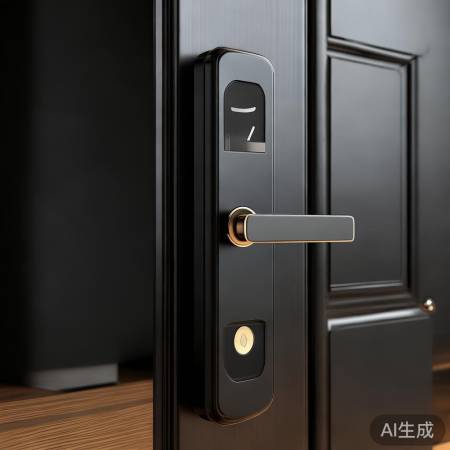 金点指纹锁6350,简约大气,