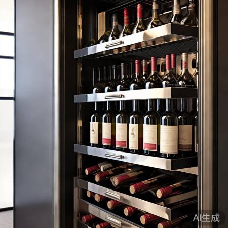 红酒柜分隔创新，层次美感兼具实