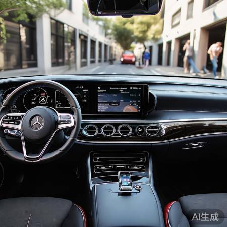 奔驰智能车,手机APP遥控空调
