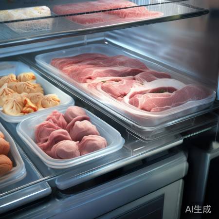 冷冻室分层，肉类海鲜内里存，速