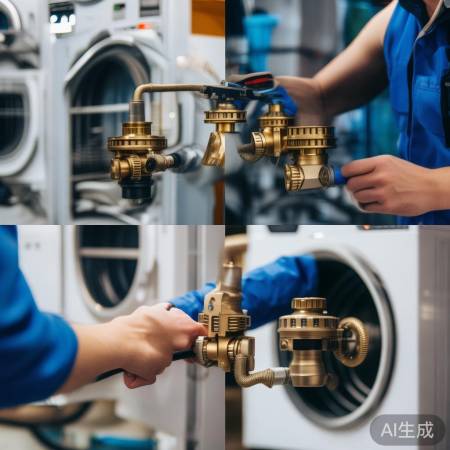 洗衣机管接头压接技巧解析