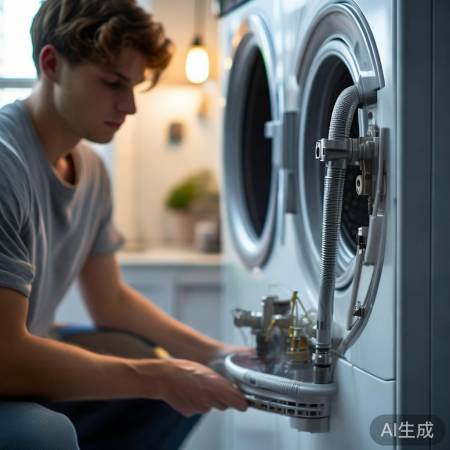 洗衣机管子定期检查，确保安全运