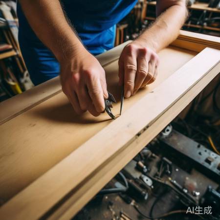 拧下螺丝,拔出铰链。