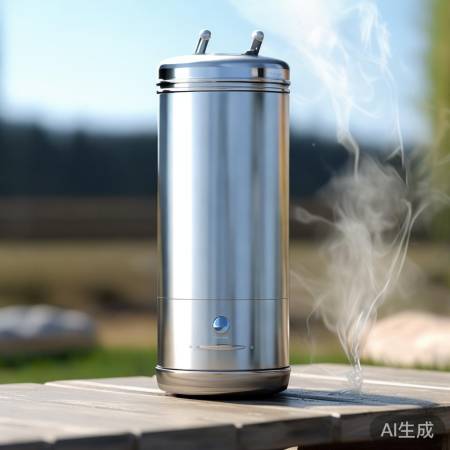 600ml轻巧便携热水器，安装