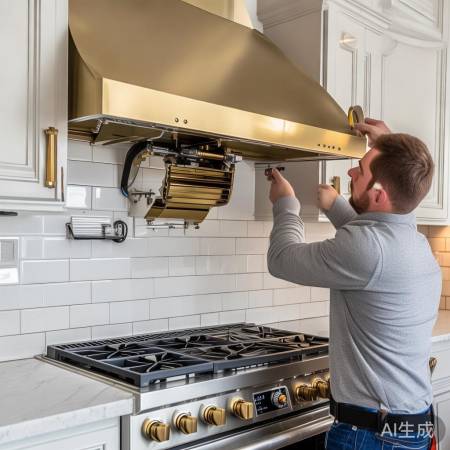 厨房侧吸油烟机出风口安装技巧